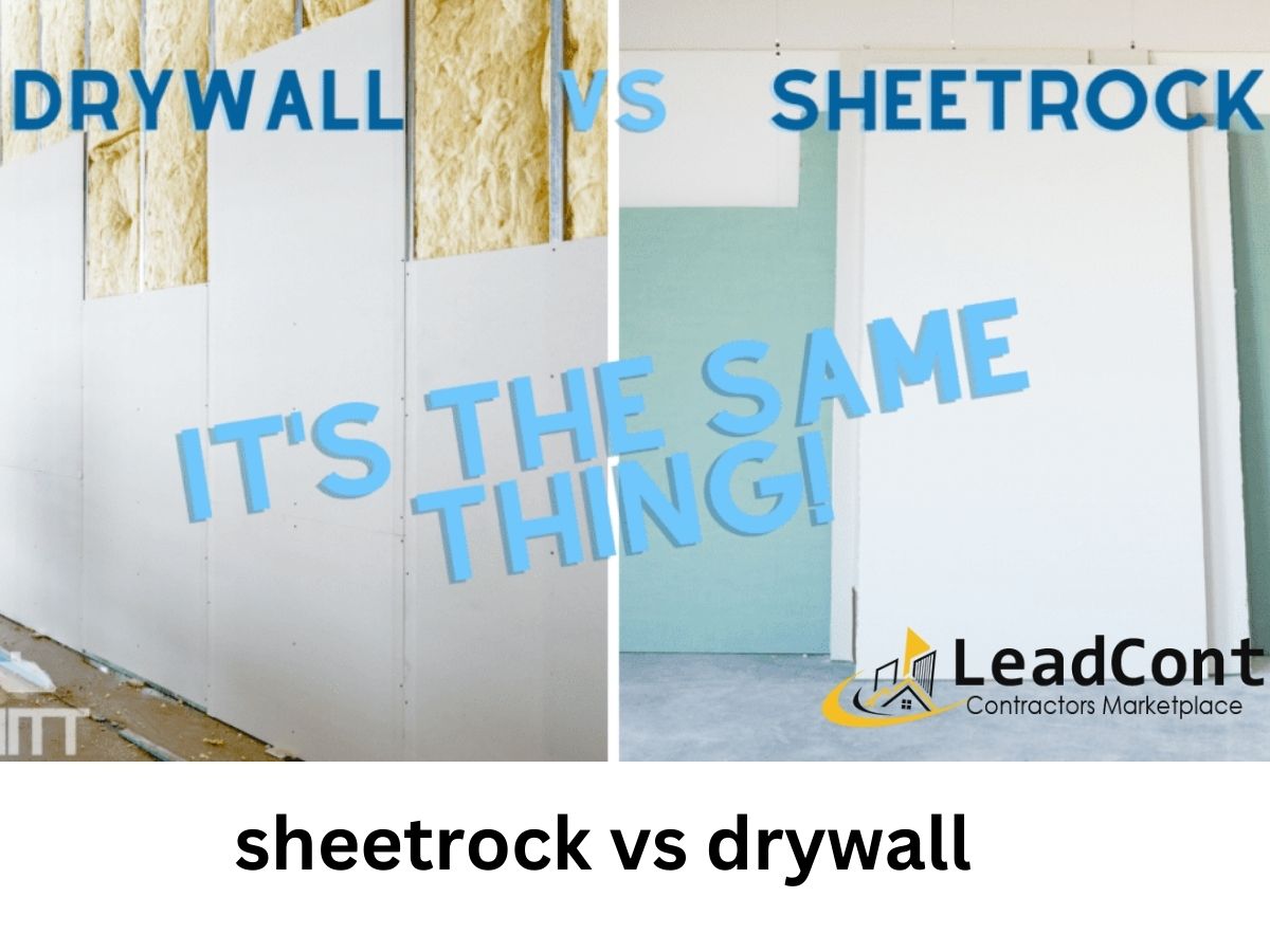 sheetrock vs drywall