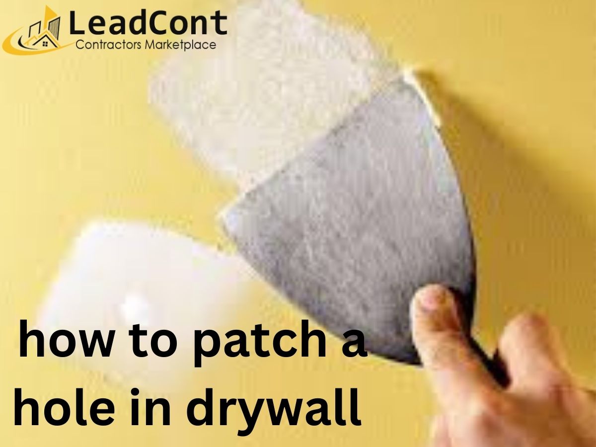 how to patch a hole in drywall
